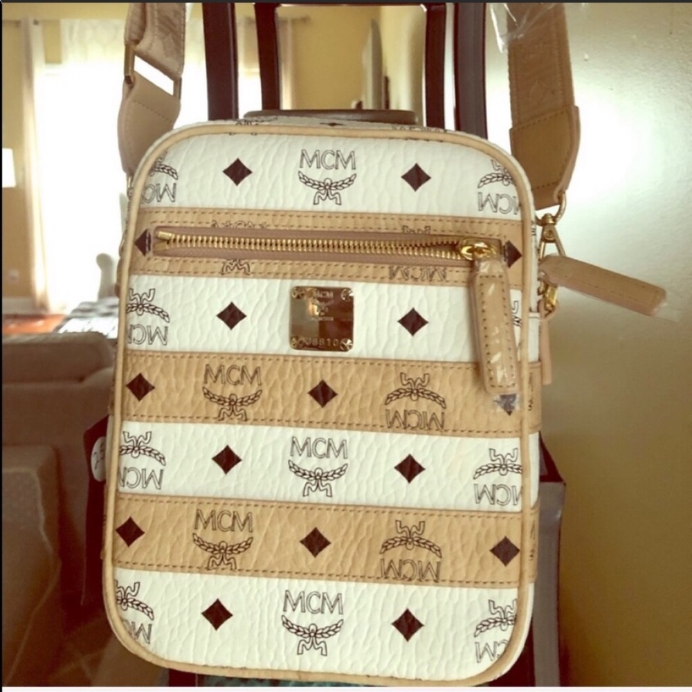 MCM New Cross Body Bag 6.75”Lx2.75”x8.75”H